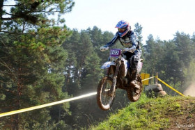 Marita Nyqvist ajoi molempina päivinä palkintokorokkeella. Kuva: Niklas Nordblad