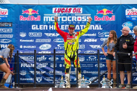 Eli Tomacin riemua Glen Helenissa. Kuva: Honda