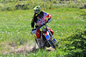 Miko Mellin starttaa muiden mukana lauantaina Kanteleen maastoihin. Kuva: Jani Hovi / Xracing