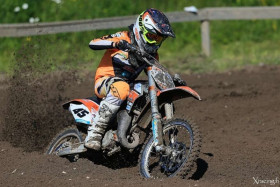 Aleksi Kurvinen ajoi hienosti myös Rauman SM-osakilpailussa. Kuva: Jani Hovi / Xracing