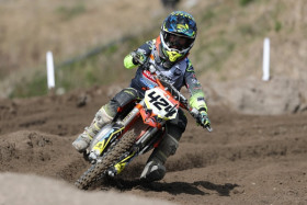 Sampo Rainio hallitsi täysin MXC/A-luokan SM-sarjan avauskilpailua Hyvinkäällä. Kuva: Jani Hovi / Xracing
