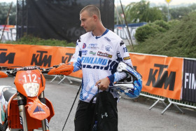 Mika Barnes ajaa Suomen väreissä jatkossa. Kuva: Kari Salminen
