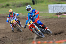 Aki Manninen nousi MX1-luokan SM-pisteissä johtoon. Kuva: Jani Hovi / Xracing