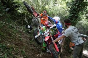 Extremetesti tuotti monille kuljettajille melkoisia vaikeuksia. Kuva: Jani Hovi / Xracing