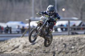Saku Mansikkamäki on hallinnut MX65-luokkaa koko kauden ajan. Kuva: Antti Peltola