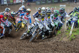 Max Anstie (99) ajoi kotiyleisön edessä. Kuva: Juan Pablo Acevedo