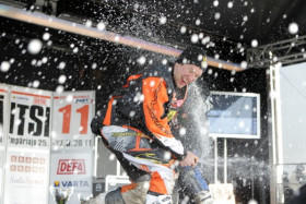 Oskari Kantosen riemua. Kuva: Xracing