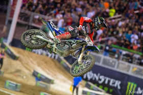 Chad Reed jatkaa Yamahan ohjaimissa ainakin ensi vuoden. Kuva: Simon Cudby
