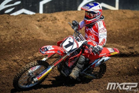 Emil Weckman otti voiton kauden kolmannesta kisaerästä. Kuva: MXGP