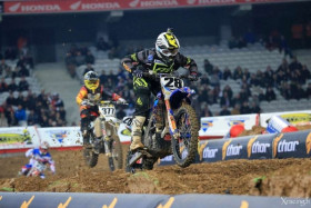 Weston Peickillä kiehui hieman illan kilpailussa Anaheimissa. Kuva: Jani Hovi / Xracing