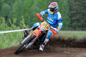 Mika Barnes oli nopein Imatralla ajetussa Myllymäki Endurossa. Kuva: Jani Hovi / Xracing