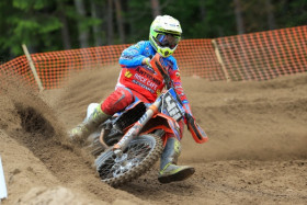Erki Kahro otti MX1-luokan avauserän voiton Orimattilassa. Kuva: Jani Hovi / Xracing